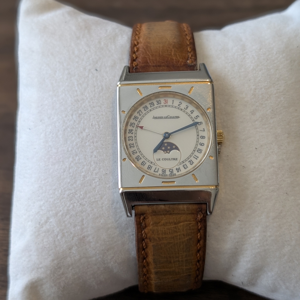 Jaeger Le Couture Tank Moon Phase